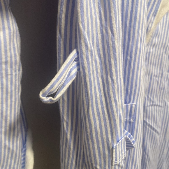 Ralph Lauren Blue and White Striped house coat - Picture 7 of 7